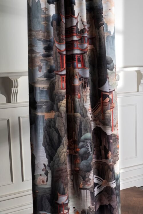 Rideau OSAKA 100% polyester 150 cm sur 325 cm
