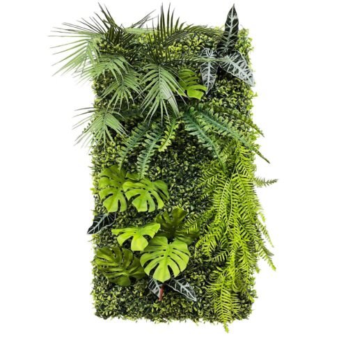 Jardin vertical Tropical Vibe mural déco végétale intérieur extérieur