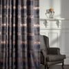 PATILLAS Rideau PATILLAS jacquard 100% PES, motif vertical tous les 56,6 cm