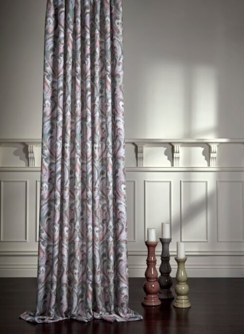 Rideau Preston 300 cm imprimé Maestro 100% polyester motif répété tous les 35 cm