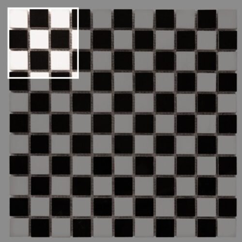 Échantillon mosaïque noir et blanc Pure B&W Mix 25