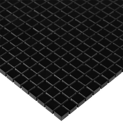 Carrelage mosaïque marbre noir et blanc 15x15 mm pour sols et murs