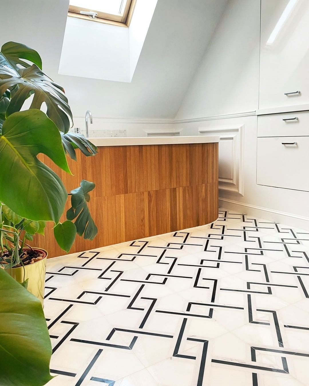 Quadron blanc pur — vue ambiance