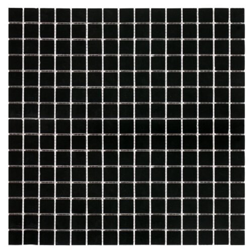 Mosaïque Q Noir en verre de quartz pour murs et sols