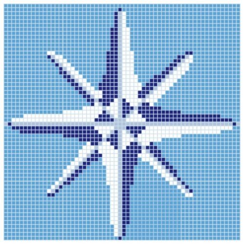 Mosaïque en verre de quartz antidérapante pour mur et sol