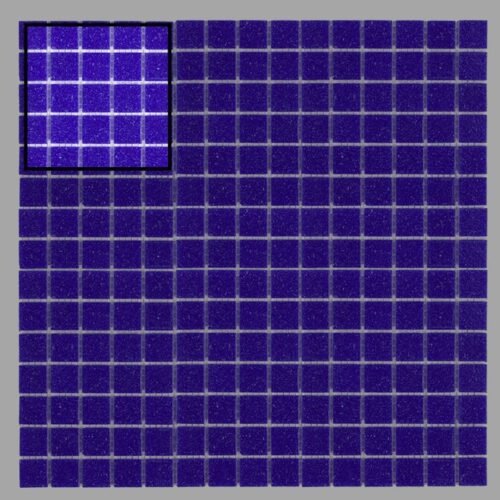 Carreau mosaïque décoratif couleur dark navy pour mur