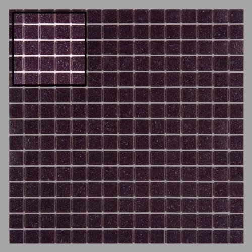 Carrelage mosaïque murale échantillon Q Dark Violet