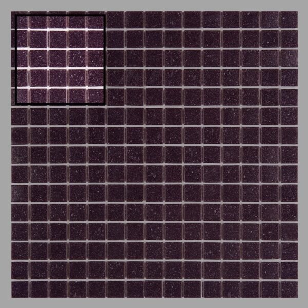 Carrelage mosaïque murale échantillon Q Dark Violet