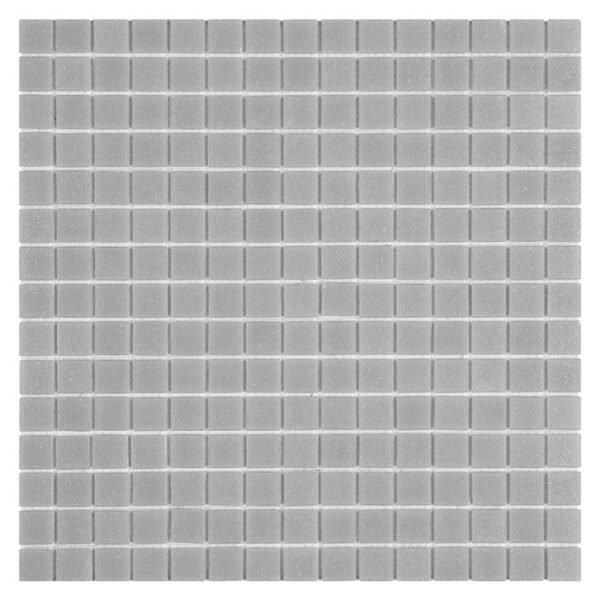 Mosaïque en verre quartz gris pour revêtement mural et sol