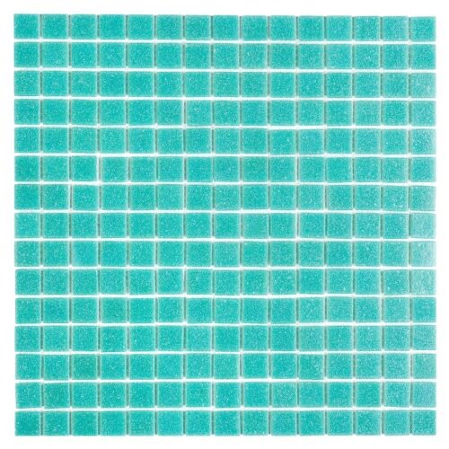 Mosaïque en verre de quartz vert pour piscines et salles de bains