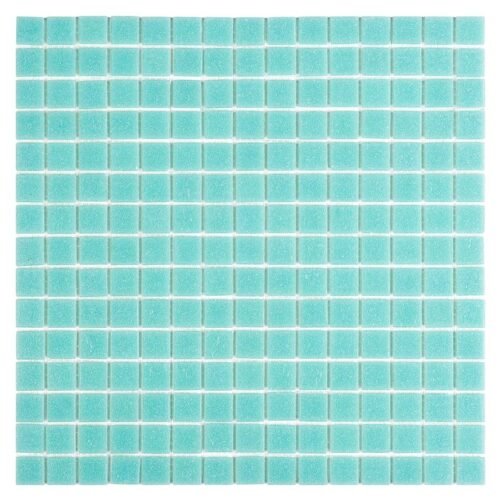 Mosaïque en verre de quartz vert brillant pour piscine et salle de bain