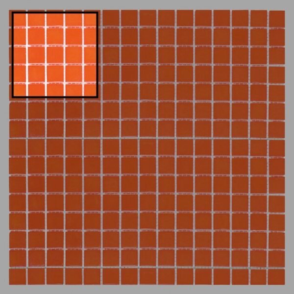 Échantillon Q Orange pour mosaïque et carrelage décoratif mural