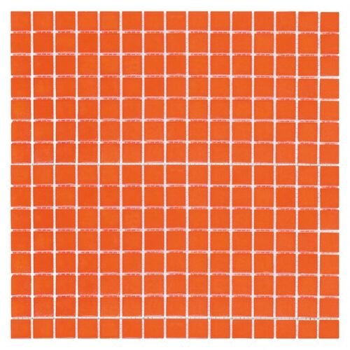 Mosaïque Q Orange en verre de quartz pour piscines et salles de bains