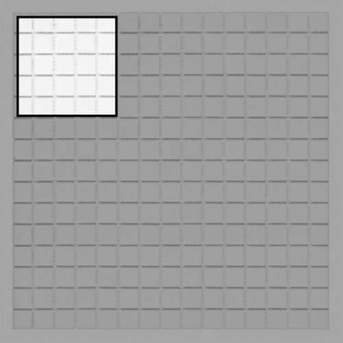 Échantillon Q White en mosaïque carrelage mural blanc