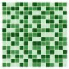 Mosaïque QMX Vert en verre de quartz pour piscines et salles de bains