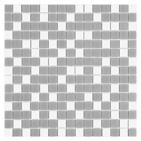 Mosaïque en verre gris QMX pour murs et sols
