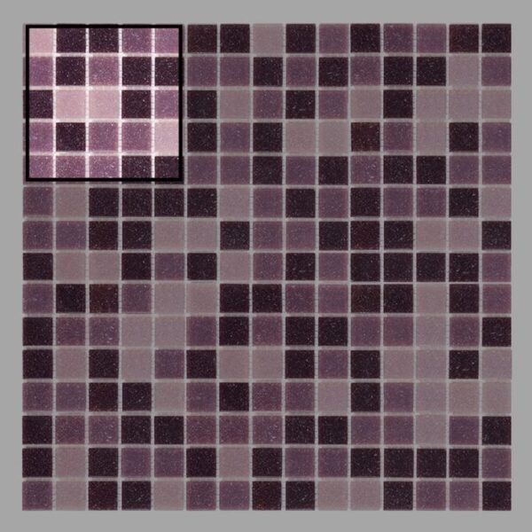 Carreau mural émaillé violet unie QMX