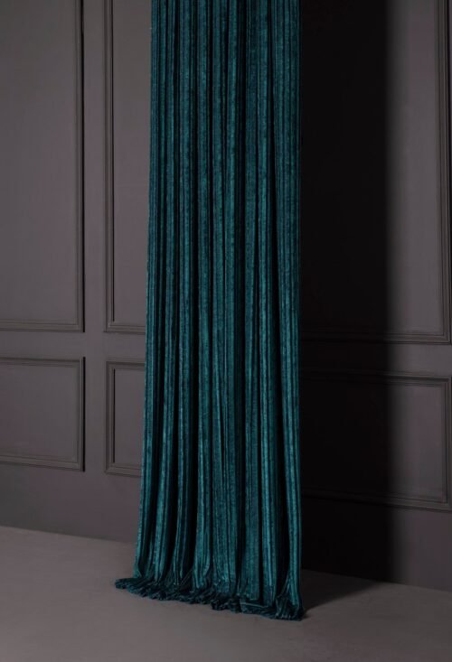 Rideau ROSALINDA Maestro uni plissé viscose polyester 300 cm