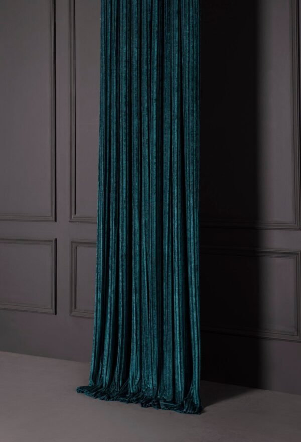 Rideau ROSALINDA Maestro uni plissé viscose polyester 300 cm