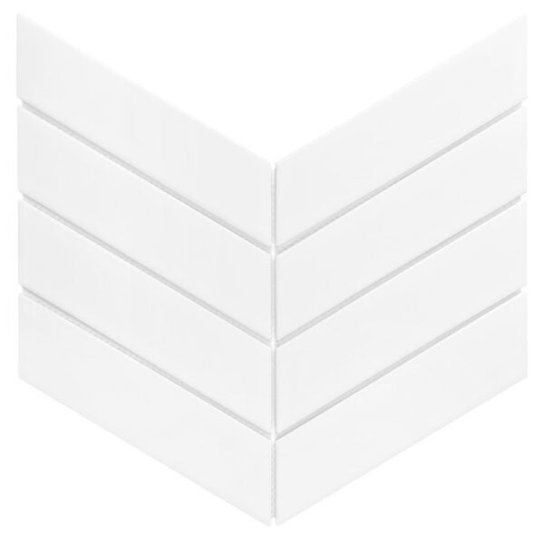 Royal-Chevron-White-Matt-1-1.jpg Mosaïque en grés cérame blanc mat au motif chevron