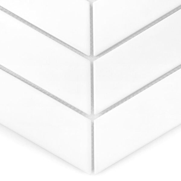 Royal-Chevron-White-Matt-4-1.jpg Mosaïque en grés cérame blanc mat au motif chevron
