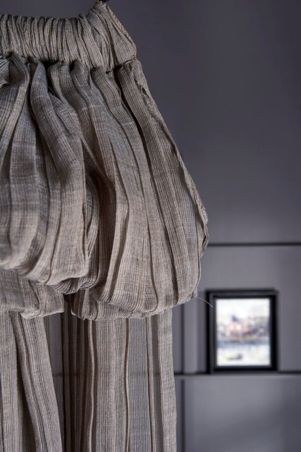 Rideau SALAMA plain pleated 100% PES 300 cm, vue détaillée