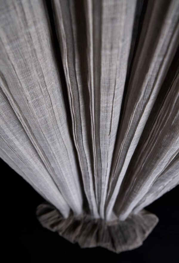Rideau SALAMA plain pleated 100% PES 300 cm, vue détaillée côté