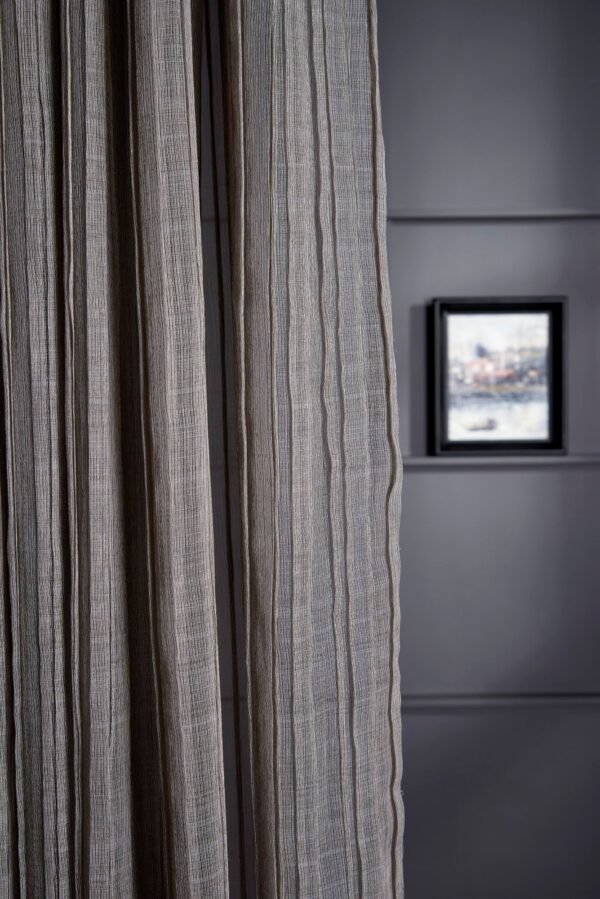 Rideau SALAMA plain pleated 100% PES 300 cm, troisième image