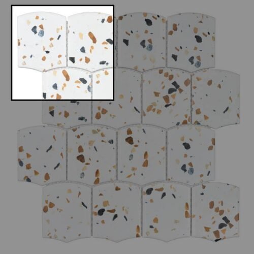 Échantillon de carrelage mural Arcado Terrazzo mat