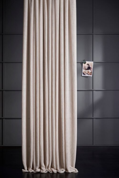 Rideau Sanborn 100% polyester 305 cm sans motif