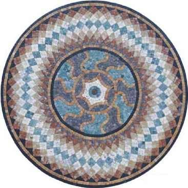 Carrelage SM 03 de la collection Medallion, forme irrégulière, pose mur et sol