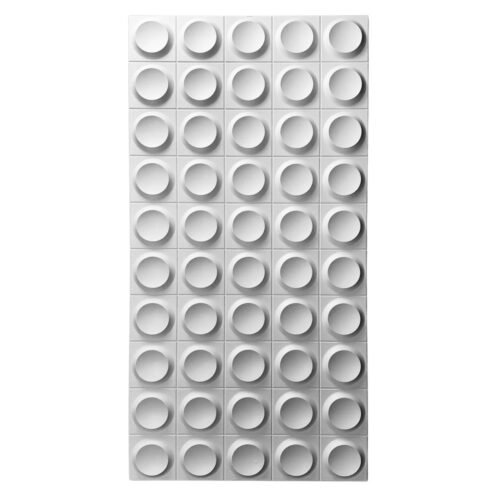 Panneau en polyuréthane Foraker 60x120 cm pour isolation et décoration murale