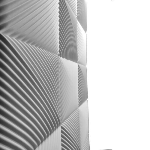 Panneau en polyuréthane Elbert 60 x 120 cm pour isolation et décoration