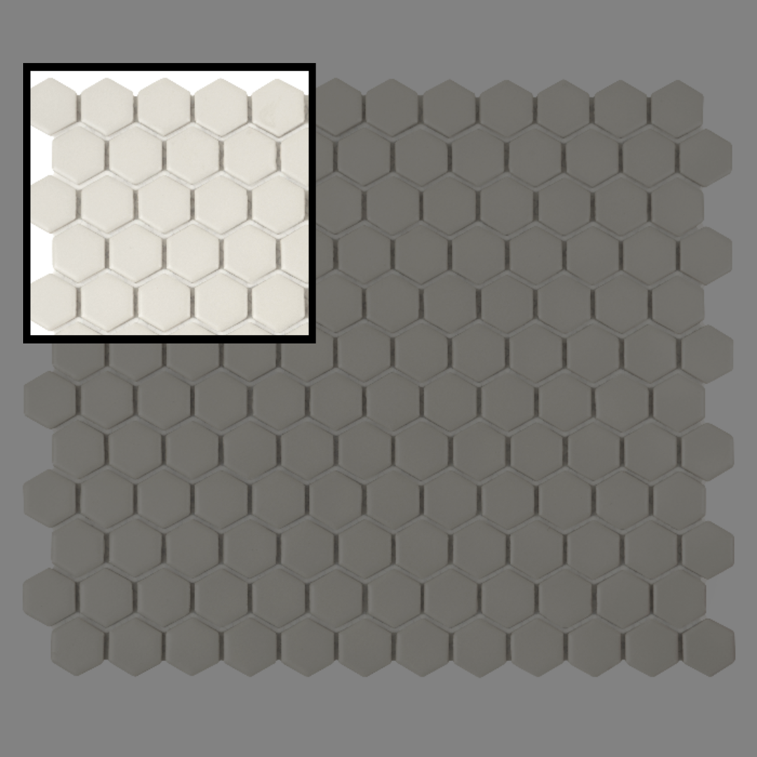 Échantillon Mini Hexagon Cotton matt