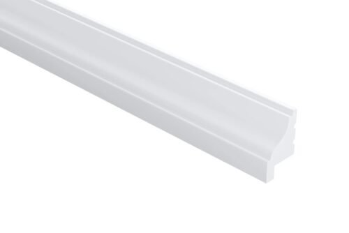 Moulure Premium TP004P satinée RAL 9003 résistante à l’eau et aux UV