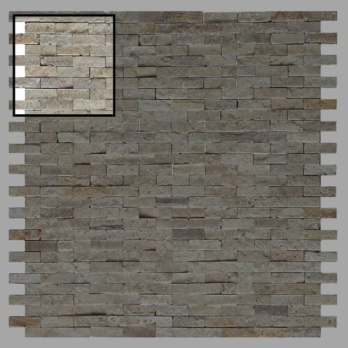 Échantillon de carrelage mural en travertine Brick 30