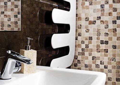 Carreau travertin mat 32 mm, effet pierre naturelle, finition mate