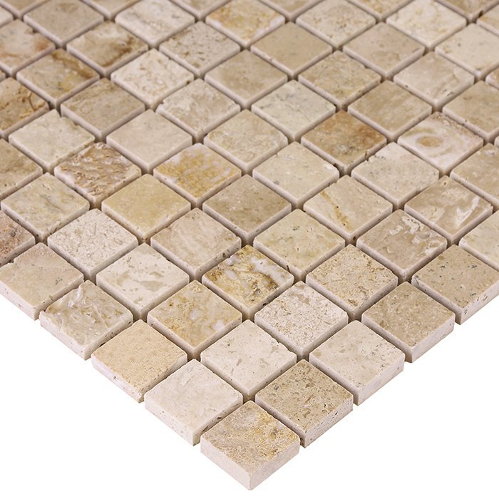 Mosaïque Travertin Crème au travertin 25