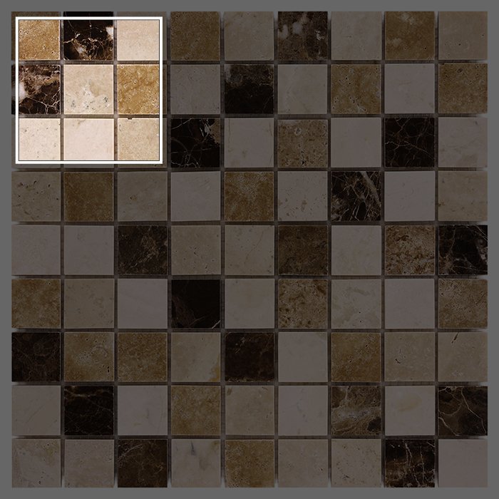 Échantillon Travertine Mix 32