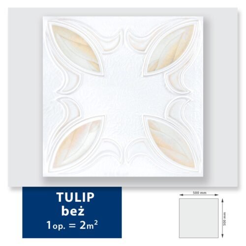 Panneau Décoratif Tulip beige 40m² 160 pièces vue principale