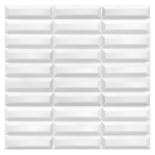 Mosaïque Vitrum Tab 001 en verre miroir argenté pour murs intérieurs