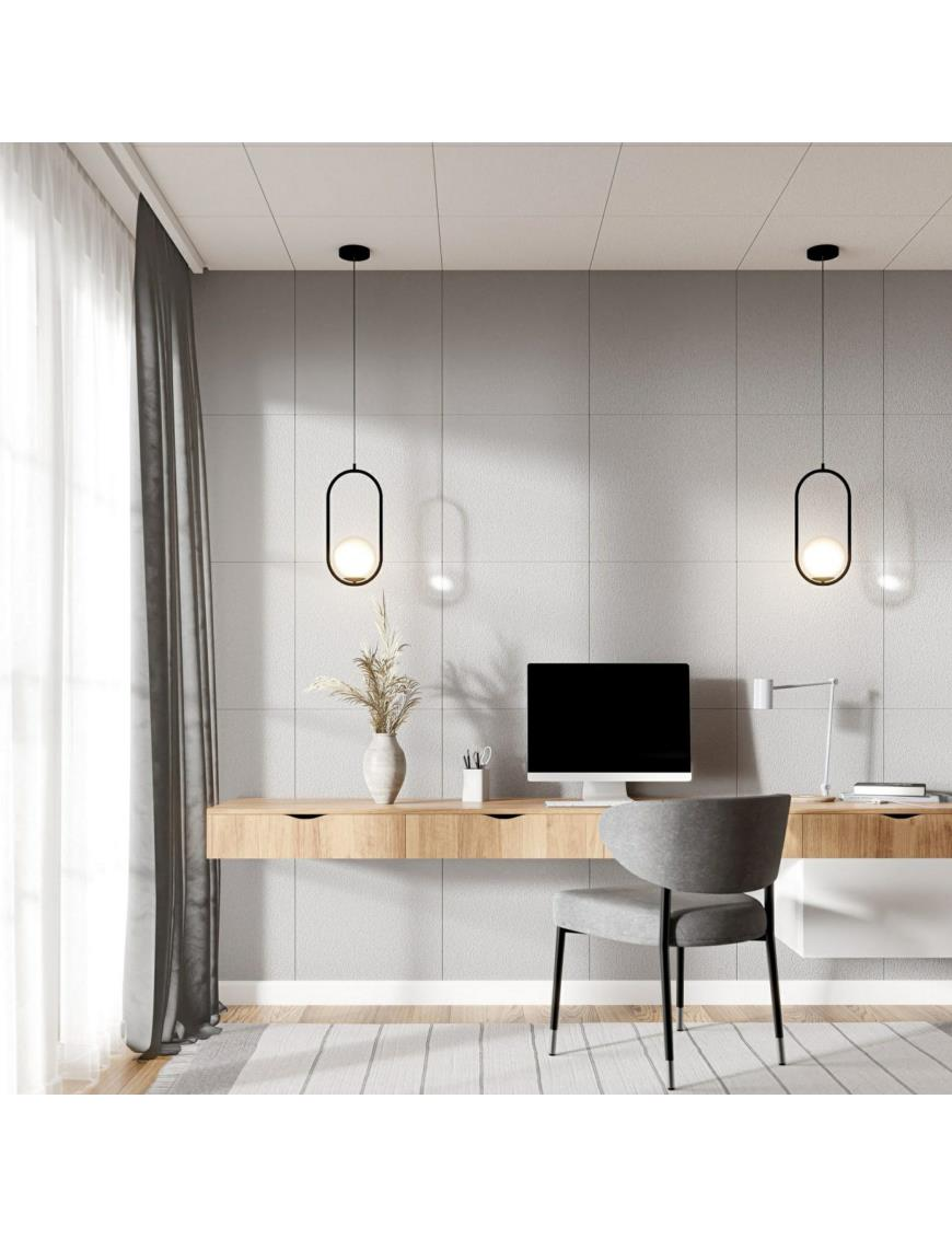 Panneaux Décoratifs isolants RIO En Blanc Couvrant 18 m² — vue ambiance