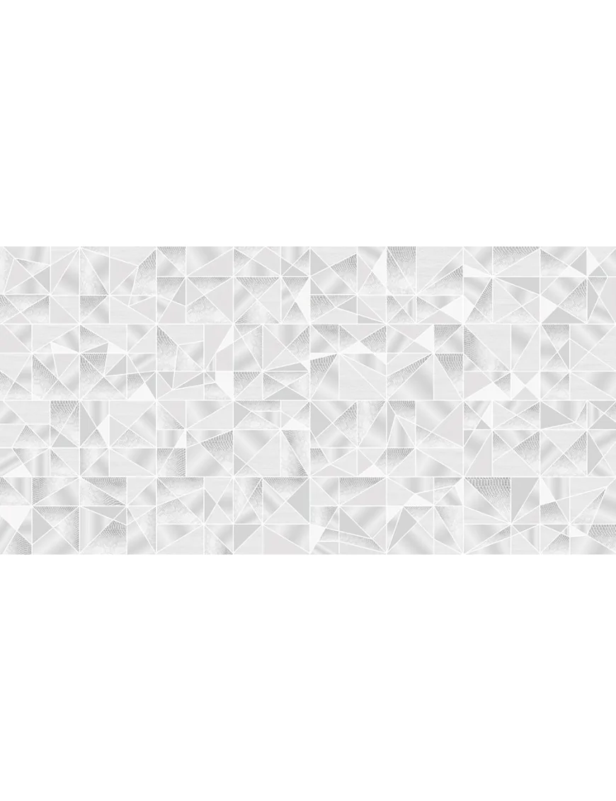 Lot de 15 panneaux muraux décoratifs 3D en mosaïque de triangles en PVC - 7,05m²