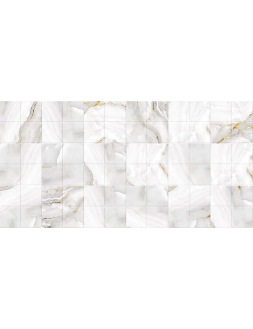Lot de 15 panneaux décoratifs PVC 3D mosaïque pierre 7,05m²