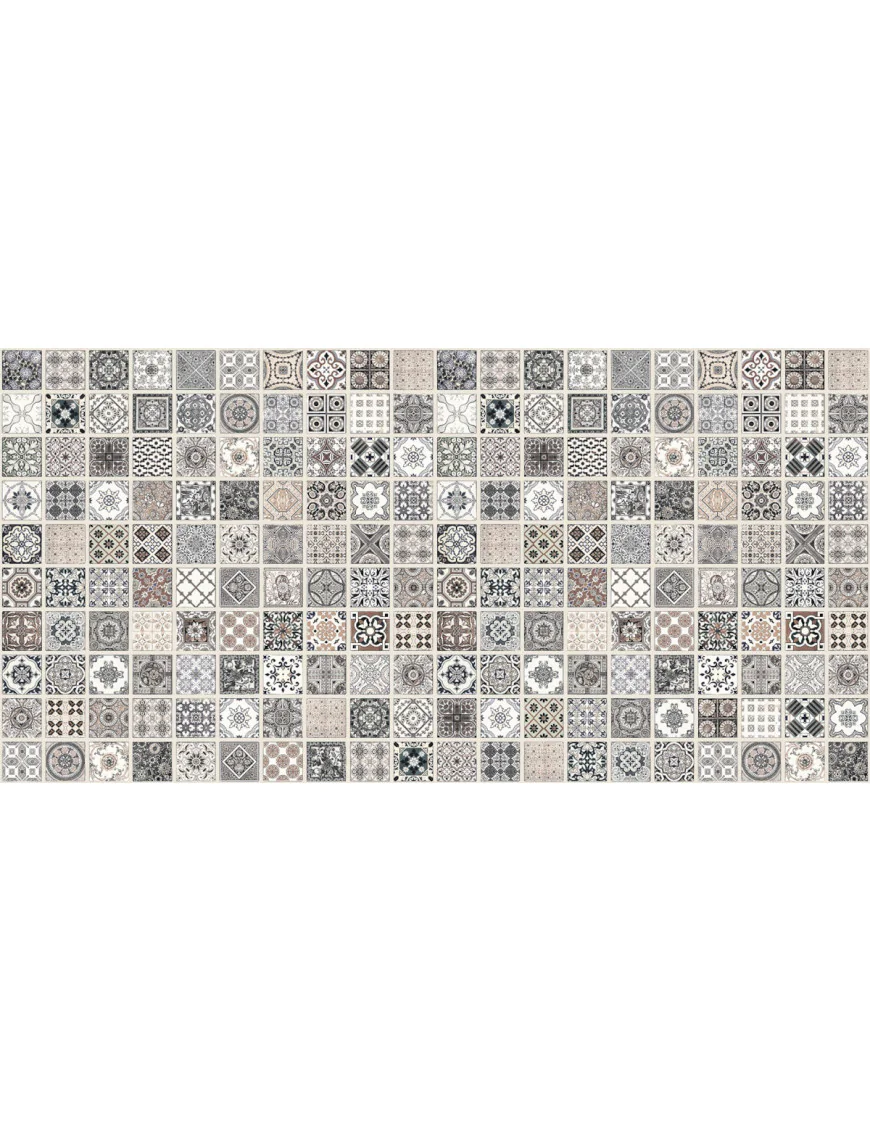 Lot de 15 panneaux décoratifs 3D en PVC - 7,05 m²- Mélange de tuiles midi