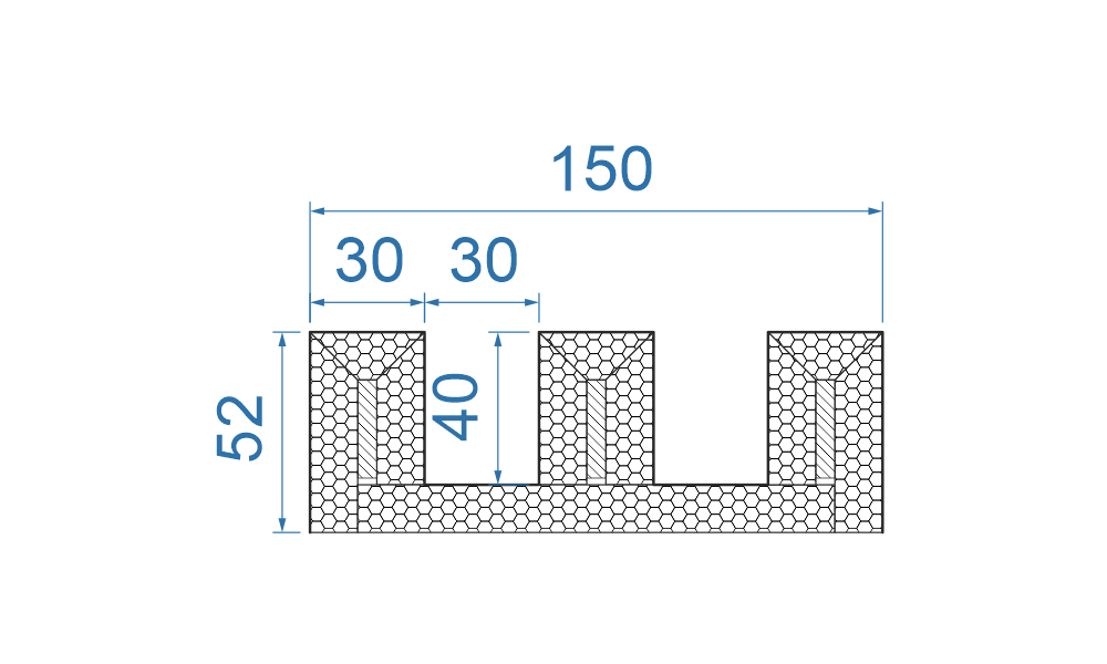 Panneau Mural C Regipro : forme rectangulaire — vue ambiance