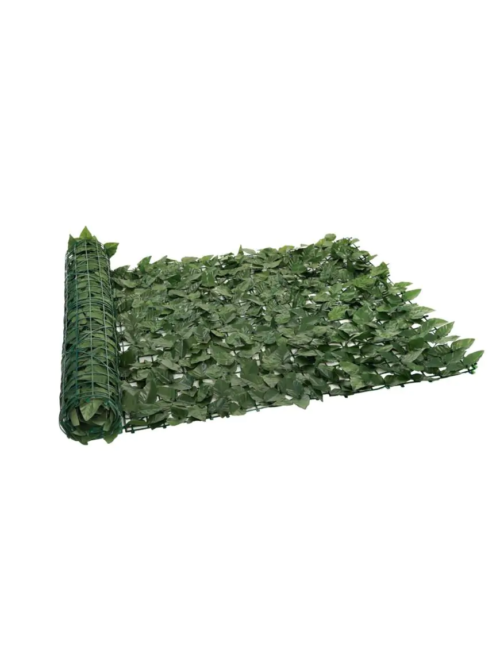 Mur végétal en rouleau Feuille de Laurier lot de 4 pièces couvrant 12 m²