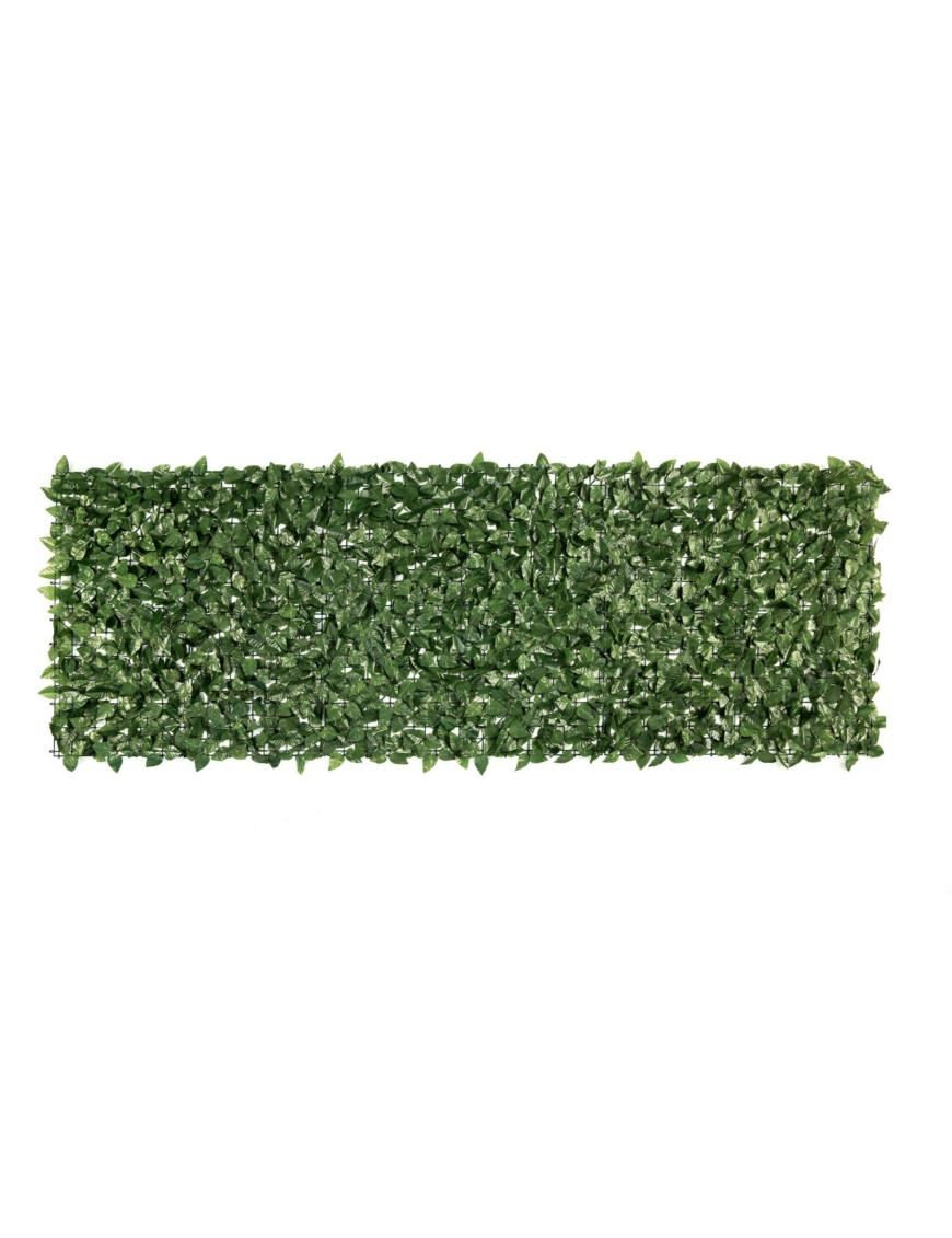 Mur végétal en rouleau Feuille de Laurier (Lot de 4 Pièces) couvrant 12 m² — vue ambiance