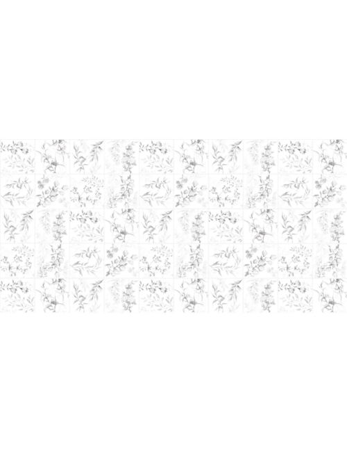 Lot de 15 panneaux décoratifs 3D en PVC 7,05m² motif floral