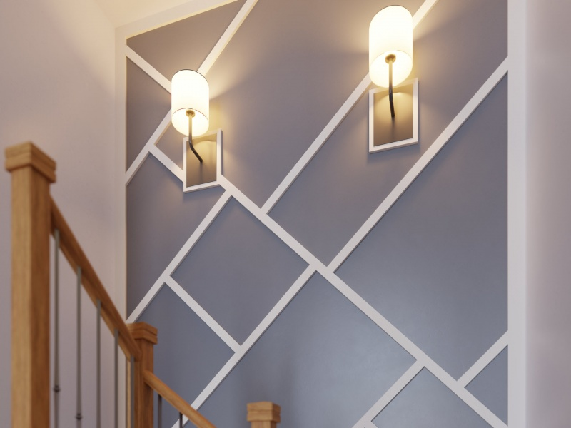 Moulure murales SL080 design géométrique moderne